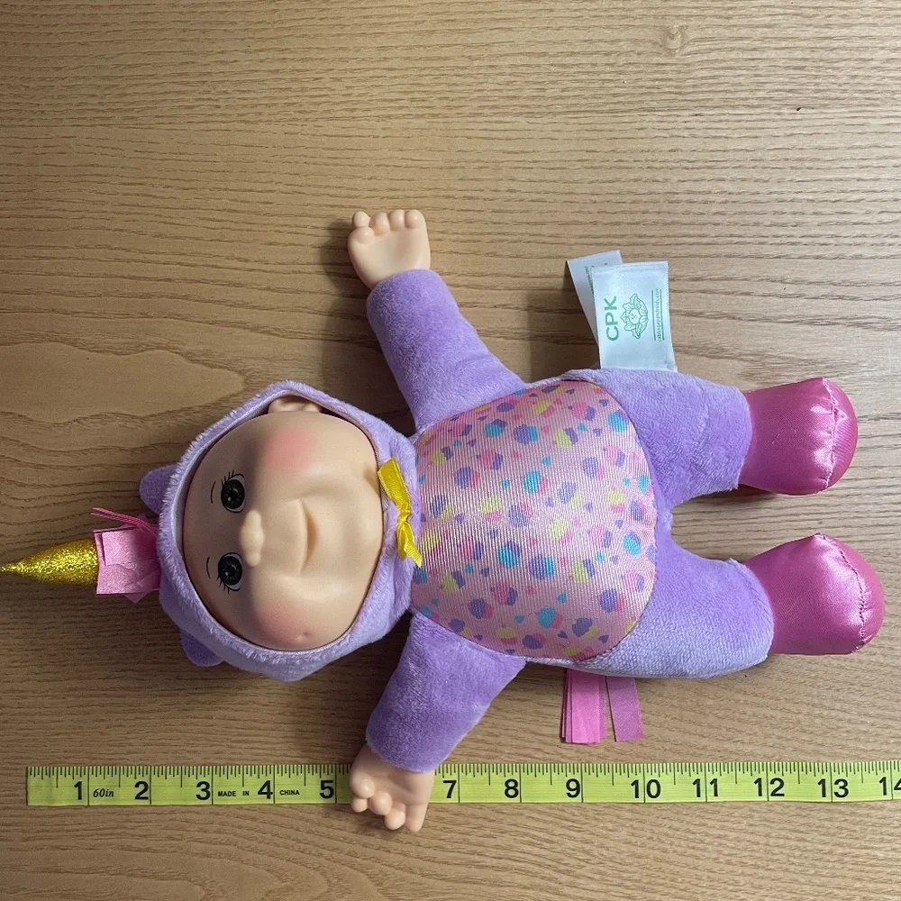 Cabbage Patch Kids Cuties Doll Purple Amethyst Unicorn Fantasy Friends Toy Lovey